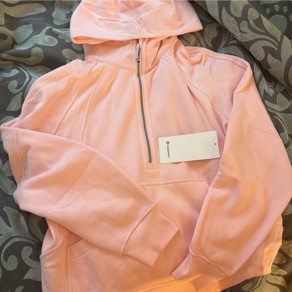 lululemon athletica Jackets & Blazers - Lululemon Pink Half-Zip Hoodie